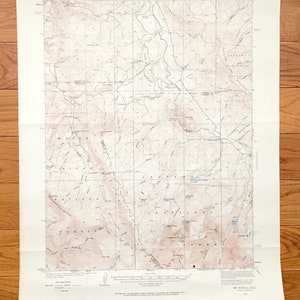 Antike Mt. Powell, Colorado 1933 US Geological Survey Topographische Karte – Grand, Eagle, Summit County, Arapahoe National Forest, White River