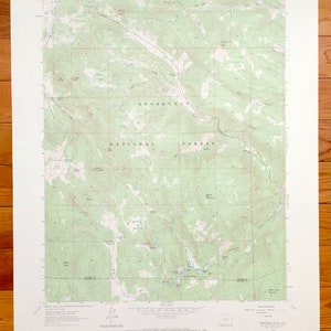 Antique Panorama Peak, Colorado 1962 US Geological Survey Topographic Map – Big Elk Mtn, Estes Park, Roosevelt National Park, Hell Canyon CO