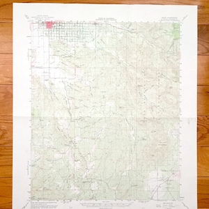 Antike Hemet, Kalifornien 1957 US Geological Survey Topographische Karte – Riverside County, Valle Vista, San Jacinto Viejo, Goodheart Ranch, CA