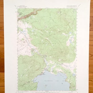 Antique Canyon Village, Wyoming 1959 US Geological Survey Topographic Map - Yellowstone National Park, Lake, Park County, Pelican, WY