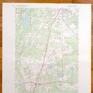 Antike Maytown, Washington Topographische Karte von 1959 - Thurston Co, Tumwater, South Union, Belmore, Black Lake, Black River