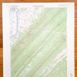 Antique McVeytown, Pennsylvania 1961 US Geological Survey Topographic Map – Pern Mills, Krause, Mattawana Tuscarora State Forest Blue Mtn PA