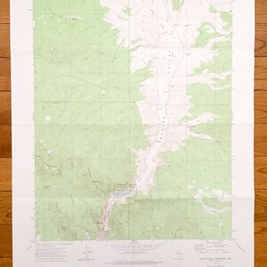 Antike Adler Valley Reservoir, Nevada 1972 US geologische Übersicht topographische Karte – Lincoln County, Spring Valley, Adler Tal Canyon