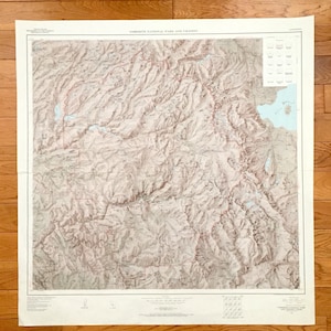Antiguo Parque Nacional de Yosemite, California 1958 Mapa Topográfico del Servicio Geológico de los Estados Unidos – Hetch Hetchy, Stanislaus, Toiyabe, Inyo Forest, CA