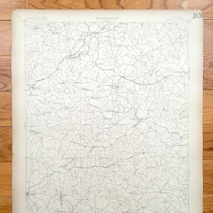 Antiker Amelia, Virginia 1897 US 1897, Chesterfield, Powhatan, Chesterfield, Dinwiddie County, Courthouse Chula VA