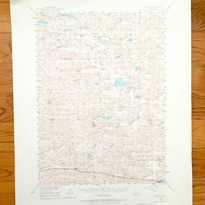 Antike Ashby, Nebraska 1948 US Geological Survey topographische Karte - Kirsche, Grant County, Mutter See, Hyannis, Castle Ranch, Alkali Lake NE