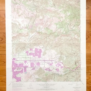 Antique Santa Susana, California 1951 US Geological Survey Topographic Map – Los Angeles, Ventura County, Simi Valley, Knolls, White Oaks CA