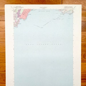 Antike Woodmont, Connecticut 1960 US Geological Survey topographische Karte - New Haven County, Orange, Milford, Momauguin, South End, CT