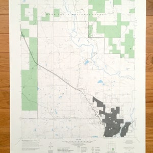 Antique Poplar Bluff, Missouri 1966 Carte topographique de l’US Geological Survey – Comté de Butler, Wilby, Hilliard, Loma Linda, Green Forest, MO