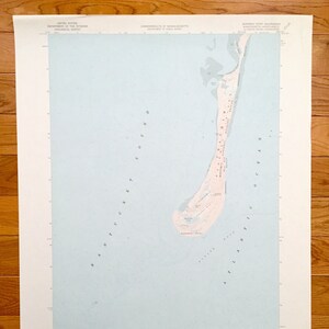 Antike Monomoy Point, Massachusetts 1974 US Geologische Untersuchung Topographische Karte - Chatham, Barnstable County, Cape Cod, Leuchtturm, Strand, MA