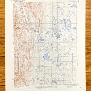 Ancienne carte topographique de Loveland, Colorado, 1906 US Geological Survey - Larimer, Weld, comté de Boulder, Berthoud, forêt nationale de Roosevelt, CO