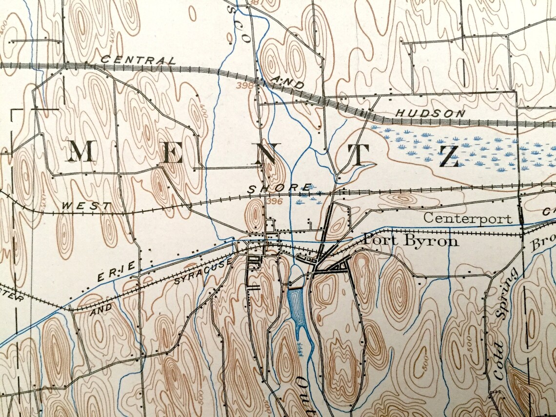 Antique Weedsport New York 1902 US Geological Survey Etsy
