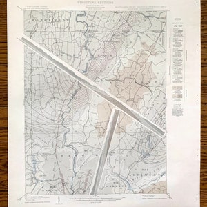 Accident antique, Maryland Carte topographique de l’US Geological Survey de 1908 – Selbysport, Sang Run, McHenry Friendsville Deep Creek Pennsylvanie MD