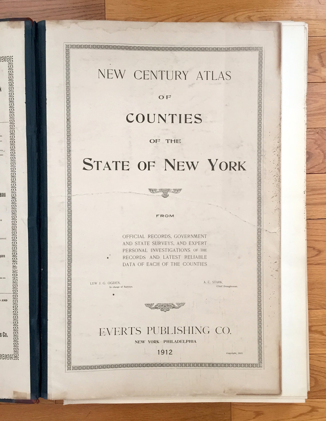 Antique Nassau County New York 1912 New Century Atlas Map - Etsy