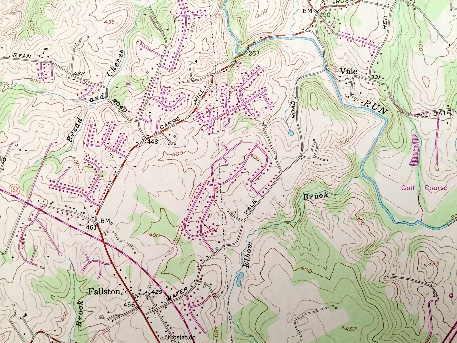 Antique Jarrettsville Maryland 1956 US Geological Survey Etsy