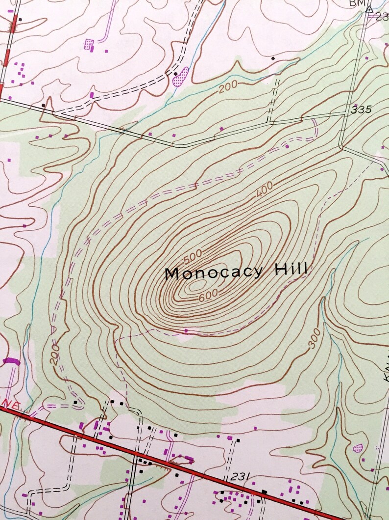 Antique Birdsboro Pennsylvania 1947 US Geological Survey Etsy