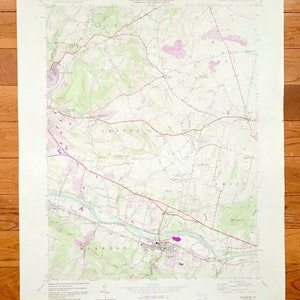 Antike Birdsboro, Pennsylvania 1947 US Geological Survey Topographische Karte – Berks County, Robeson, Exeter, Union, Elsass, Weavertown, PA
