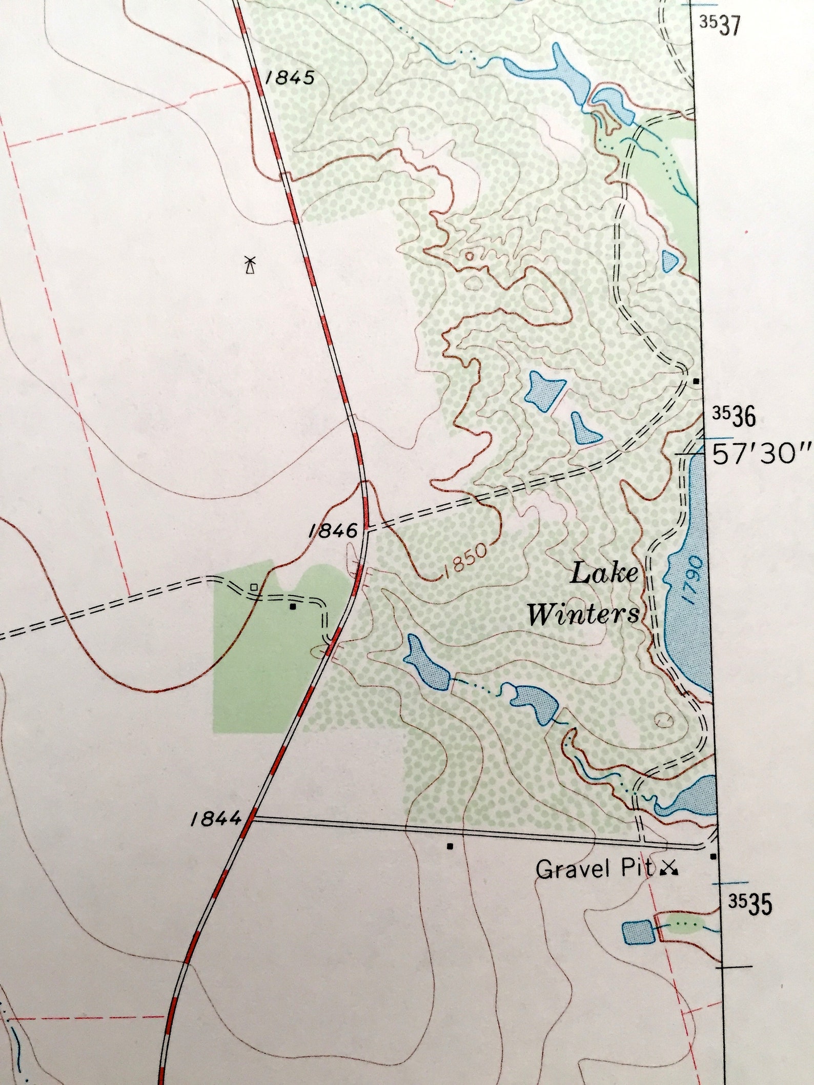 Antique Winters Texas 1967 US Geological Survey Topographic Etsy