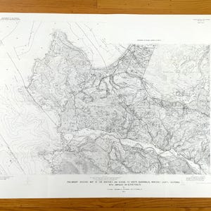 Antike Monterey, Kalifornien 1947 US Geologische Untersuchung Topographische Karte – Carmel By The Sea, Bay, Pacific Grove, Pinos, Pebble Beach Golf, CA