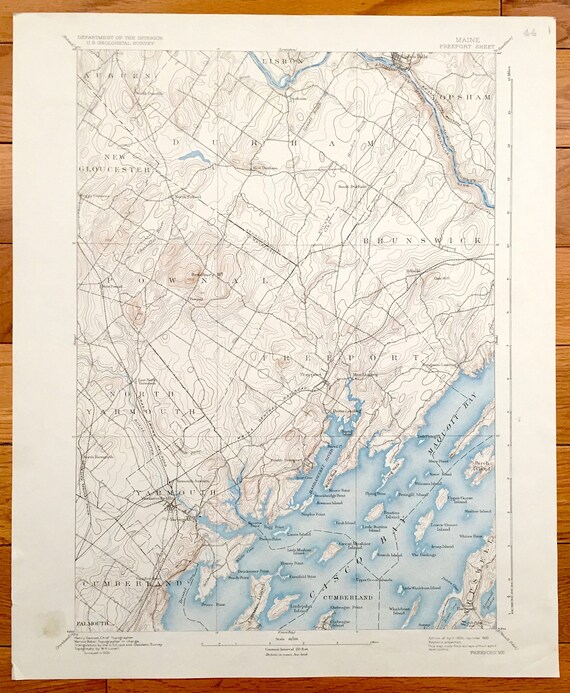 Freeport Maine Tax Maps Hiking In Map