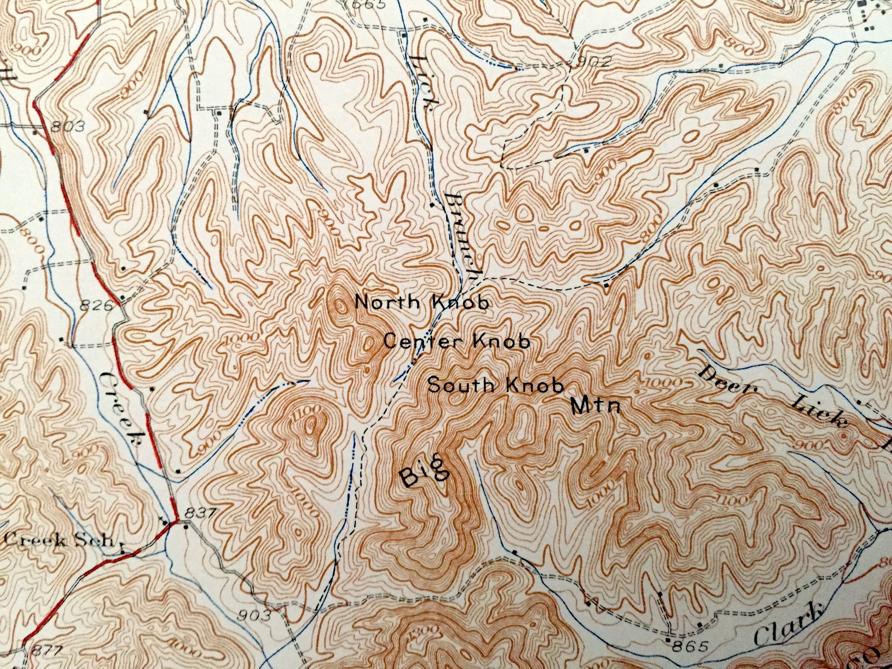 Antique Salt Lick Kentucky 1934 US Geological Survey Etsy México