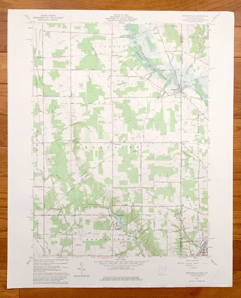 Antique Orangeville Ohio & South Pymatuning Pennsylvania Etsy