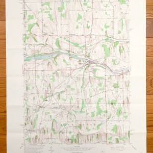 Antike Macedon, New York 1951 US Geologische Untersuchung Topographische Karte - Wayne County, Farmington, Victor, Perinton, Walwertott, Wayneport, NY