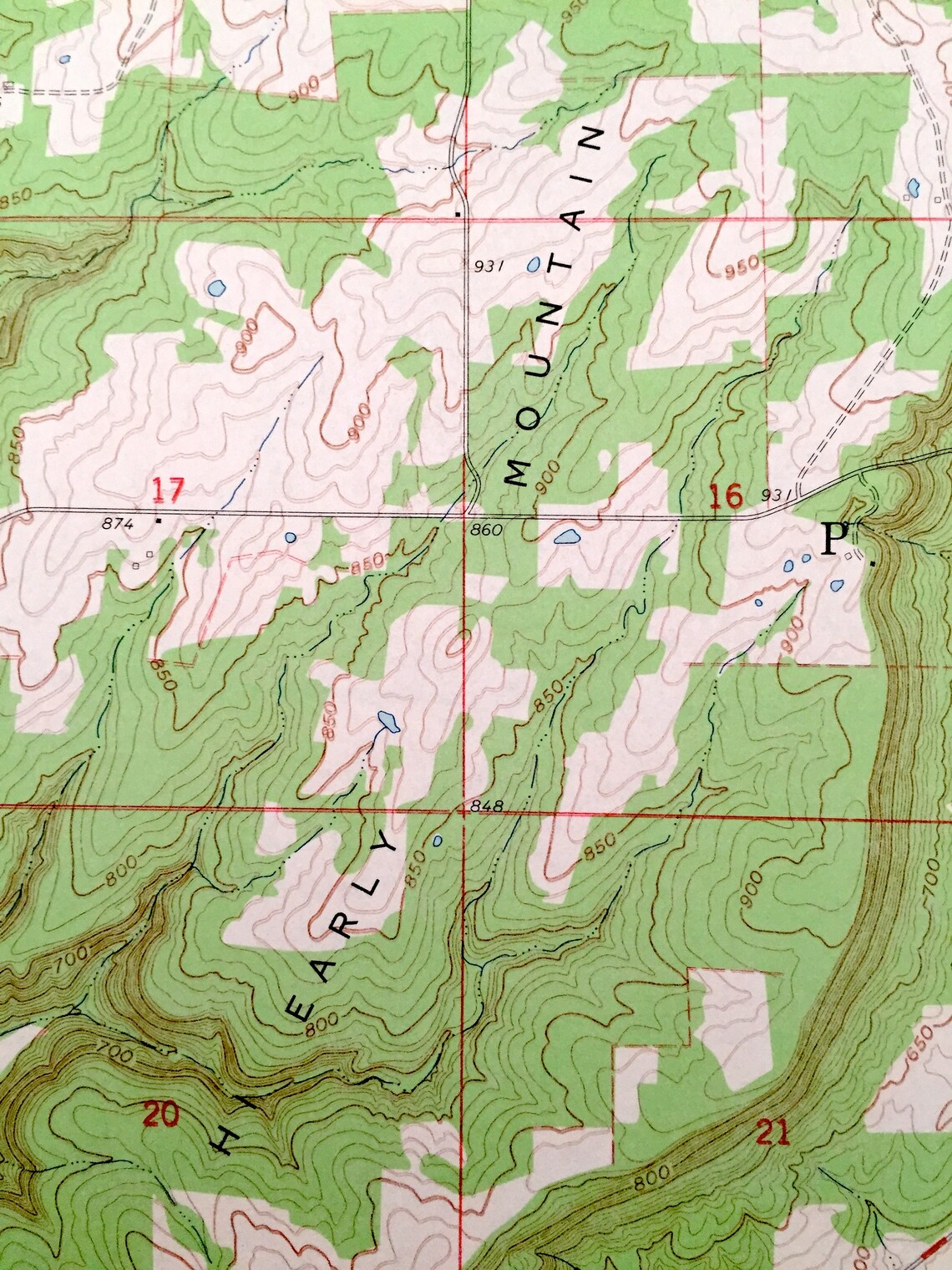 Antique Porum Oklahoma 1963 US Geological Survey Topographic Etsy