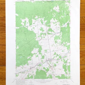 Antike Ellenburg Lager, New York 1964 US Geologische Untersuchung topographische Karte - Hilltona