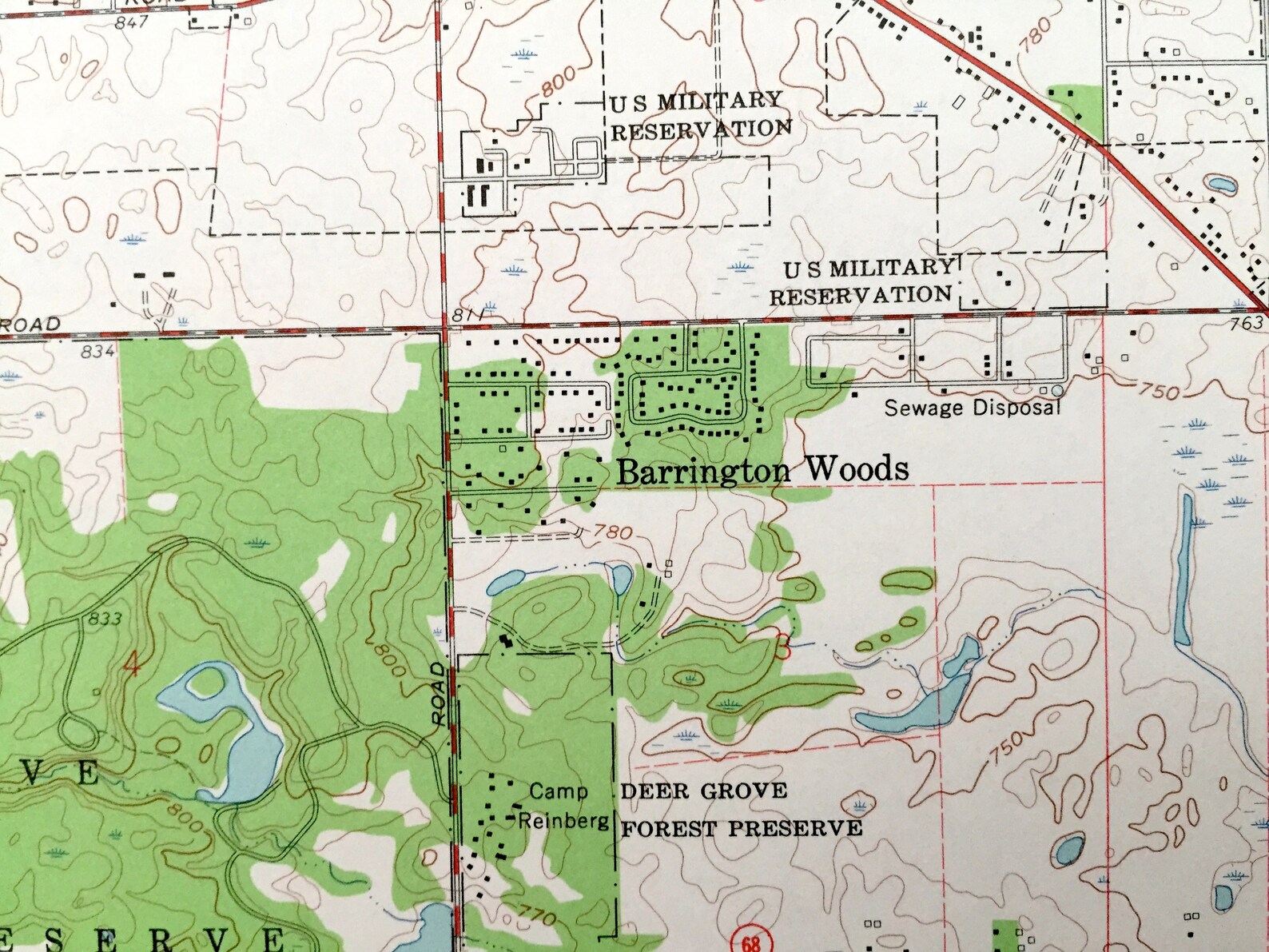 Antique Lake Zurich Illinois 1960 US Geological Survey Etsy