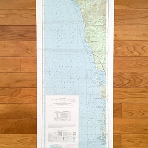 Antique Copalis Beach, Washington 1957 US Geological Survey Topographische Karte – Forks, Bay City, Ocosta, Grayland, Moclips, Ocean Park, WA