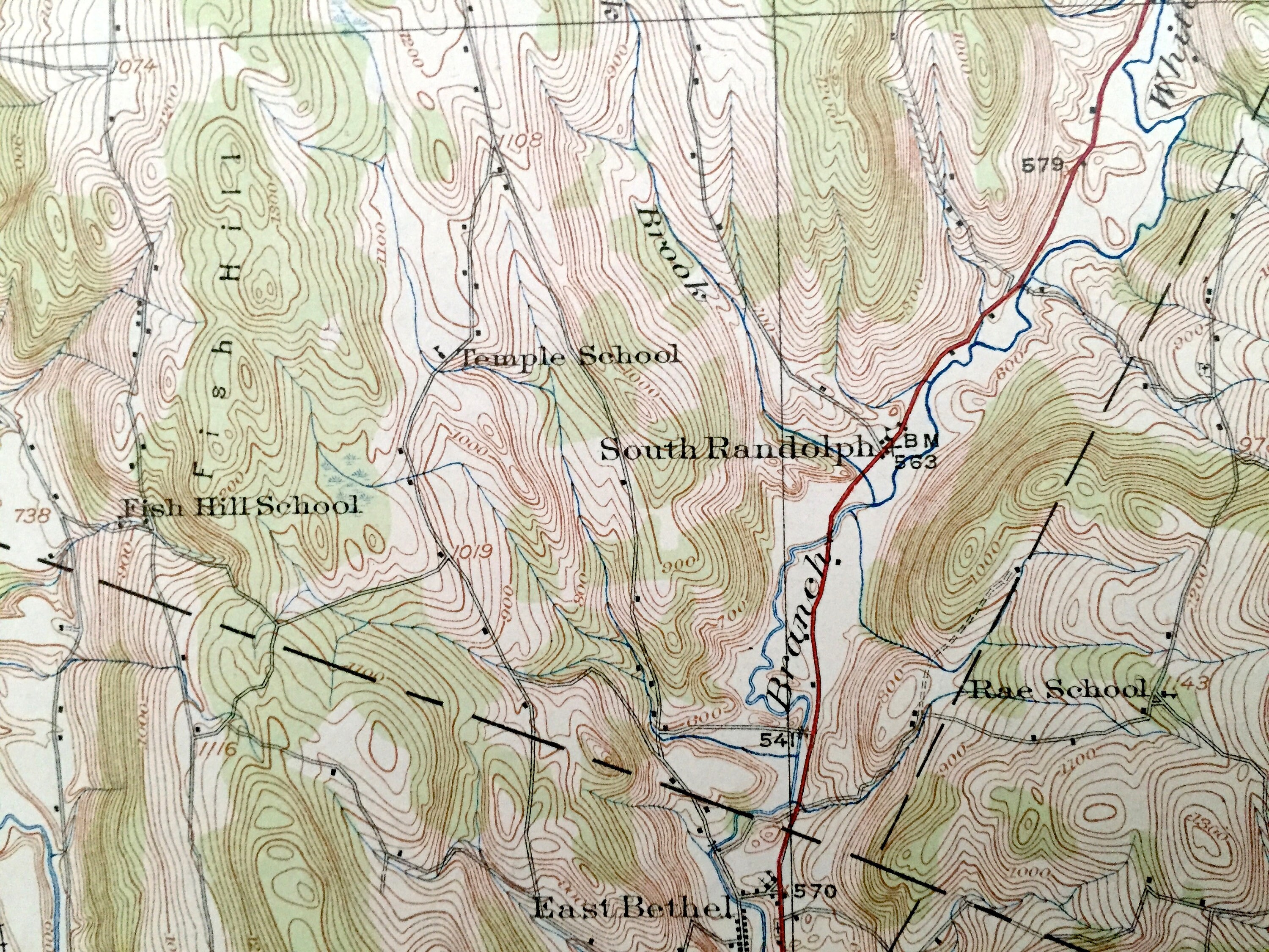 Prints Home & Living Bethel Tunbridge Antique Randolph Vermont 1926 US