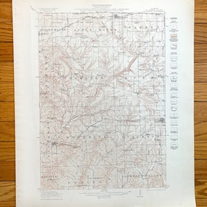 Mapa topográfico antiguo de Elizabeth, Illinois, 1911, Servicio Geológico de EE. UU.: río Apple, Stockton, Scales Mound, Derinda, condado de Joe Daviess, Illinois