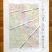 Antique Riverside, California 1942 US Geological Survey Topographic Map ...