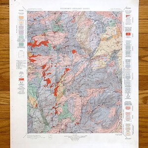Antica mappa topografica di Colfax, California 1900 US Geological Survey - American Yuba Bear River, Sierra, Nevada, Placer County, Cisco CA