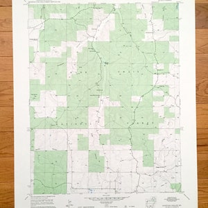 Antike Kaintuck Hollow, Missouri 1951 US Geological Survey Topographische Karte – Phelps County, Mark Twain National Forest, MO