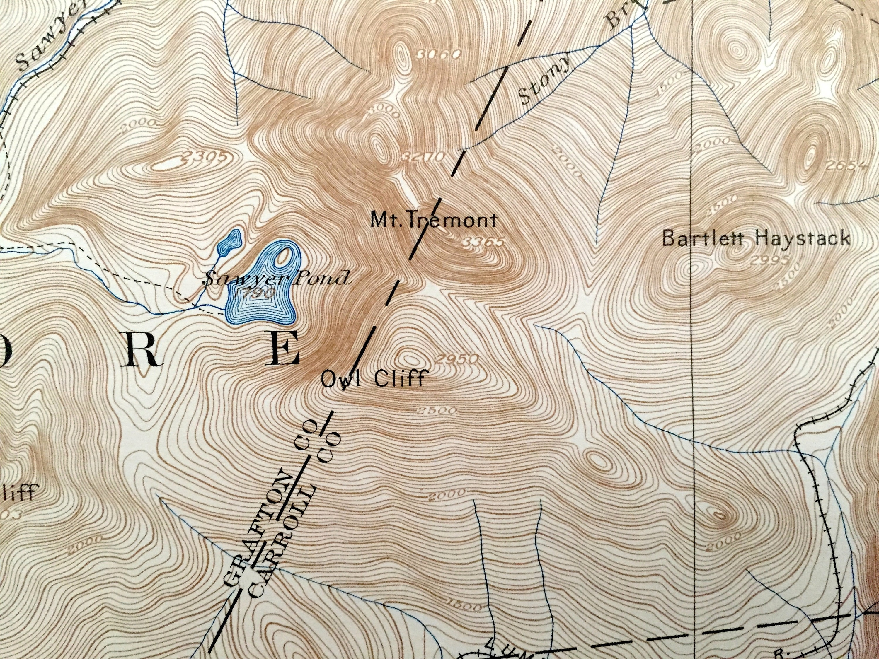 Antique Crawford Notch New Hampshire 1896 US Geological Etsy