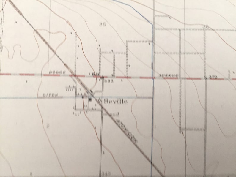 Antique Ivanhoe California 1926 US Geological Survey Etsy