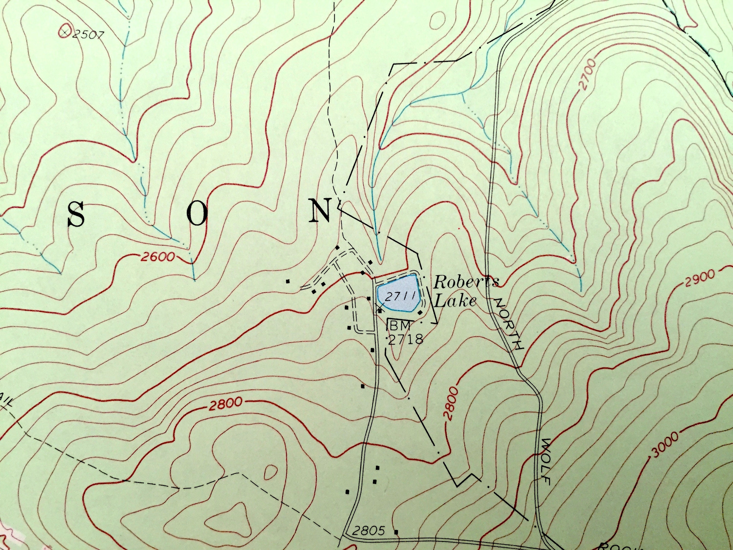 Antique Markleton Pennsylvania 1968 US Geological Survey Etsy México