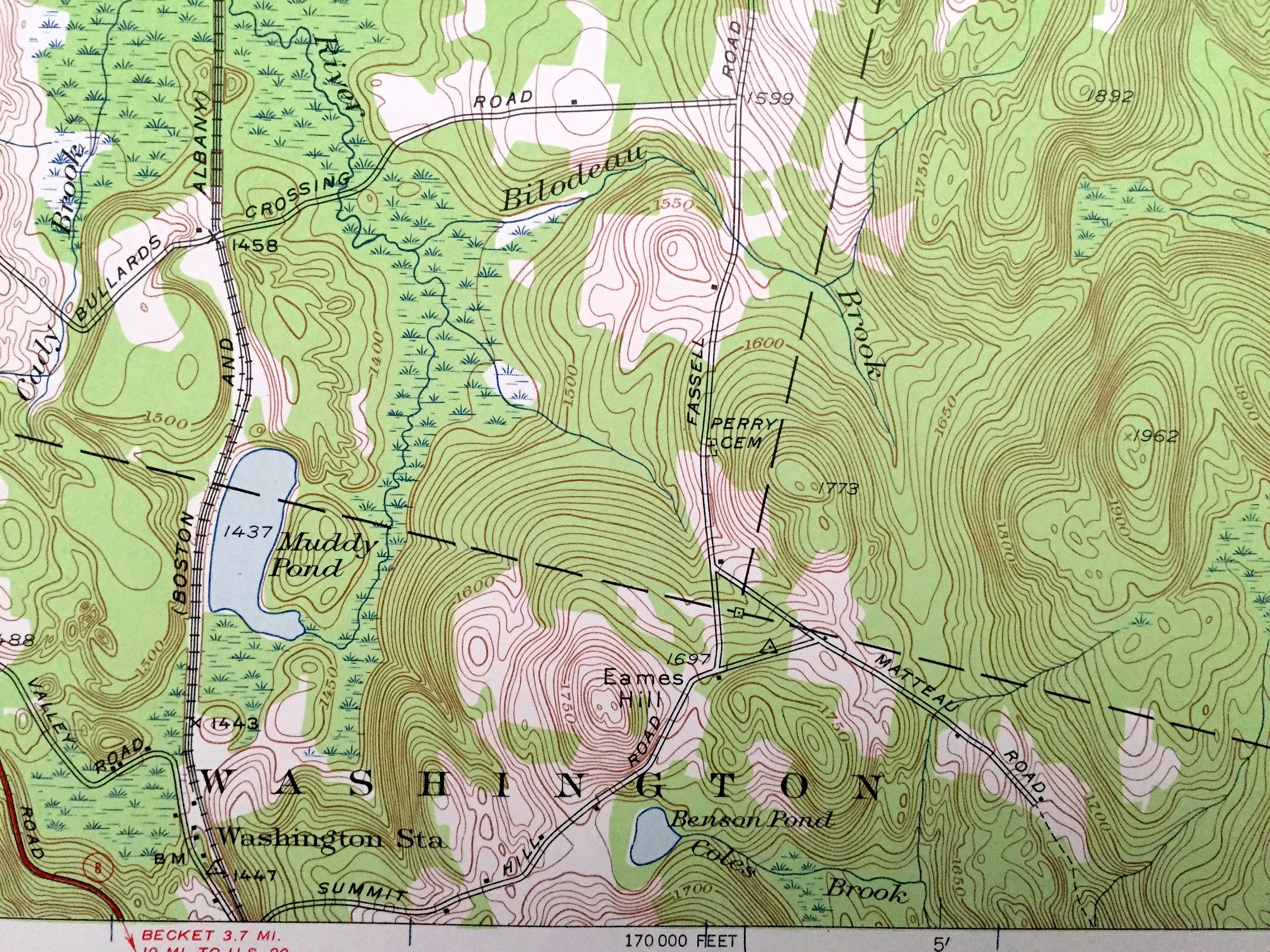 Antique Peru Massachusetts 1945 US Geological Survey Etsy