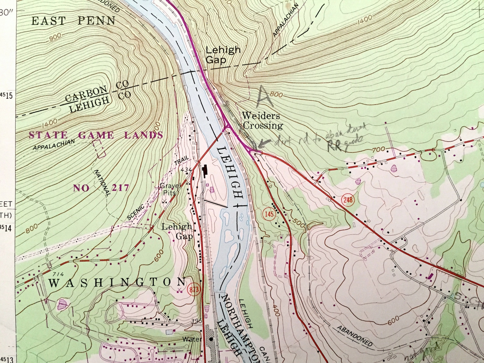 Antique Palmerton Pennsylvania 1960 US Geological Survey Etsy