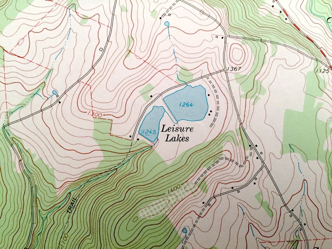 Antique Le Raysville Pennsylvania 1967 US Geological Survey Etsy