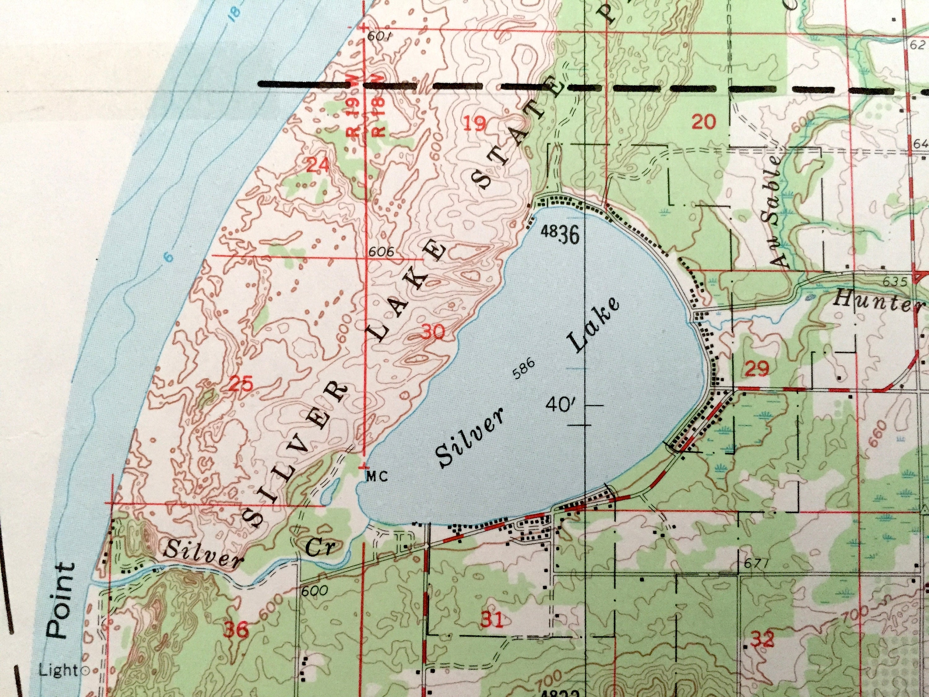 Antique Hart Michigan 1959 US Geological Survey Topographic Etsy