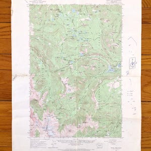 Mapa topográfico del Antique White Pass, Washington, 1962, del Servicio Geológico de Estados Unidos: Yakima, condado de Lewis, Ski, bosque nacional Pinchot, Snoqualmie, Washington