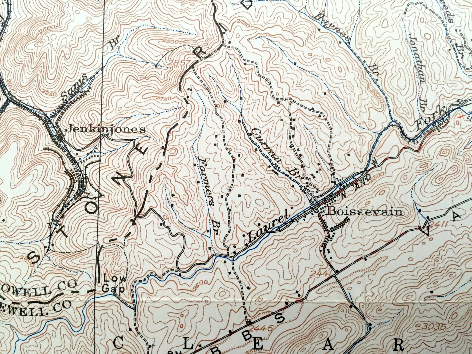 Antique Bramwell West Virginia 1924 US Geological Survey Etsy