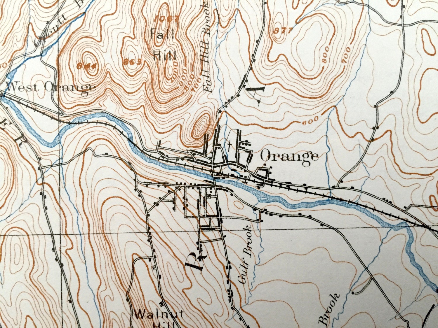 Antique Warwick Massachusetts 1935 US Geological Survey Etsy
