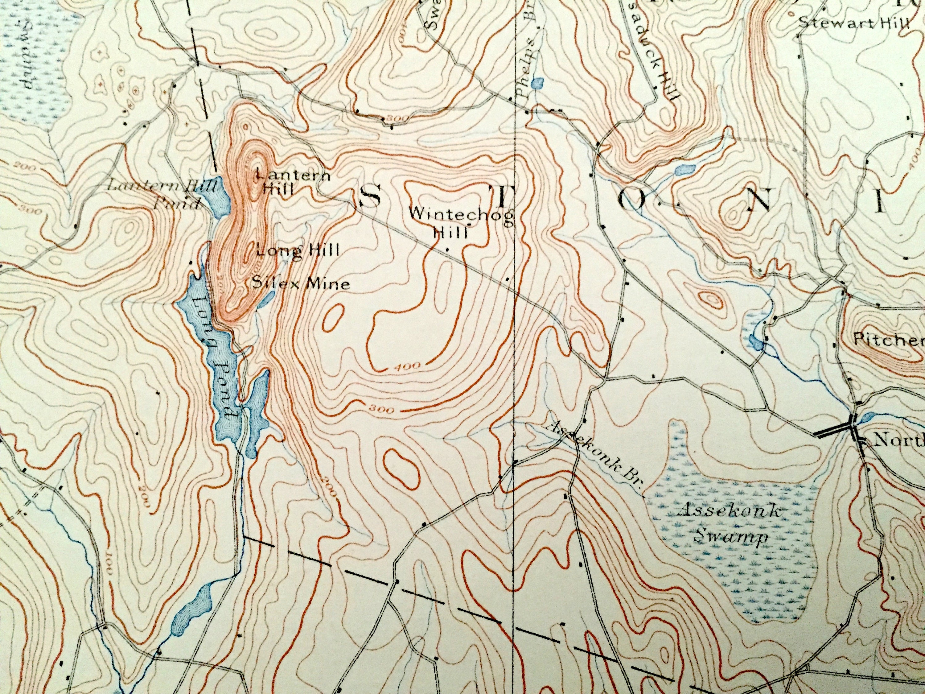 Antique Westerly Rhode Island 1893 US Geological Survey Etsy