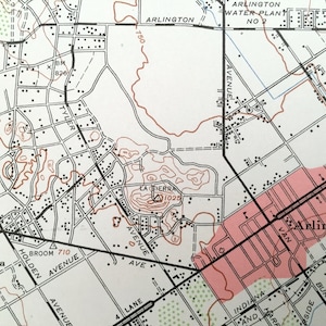 Antique Riverside, California 1942 US Geological Survey Topographic Map ...