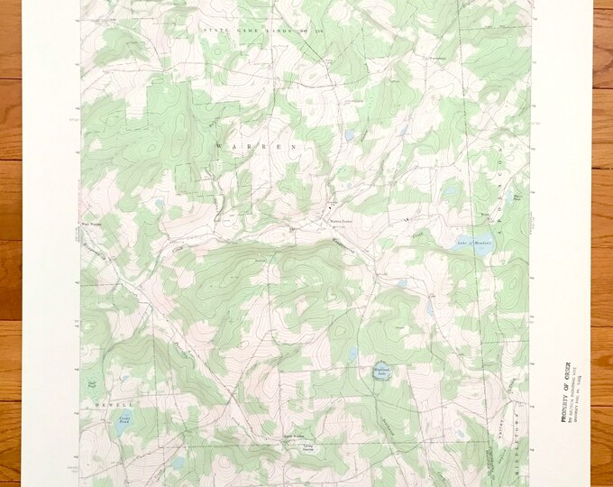 Antique Little Meadows Pennsylvania 1967 US Geological Survey Etsy