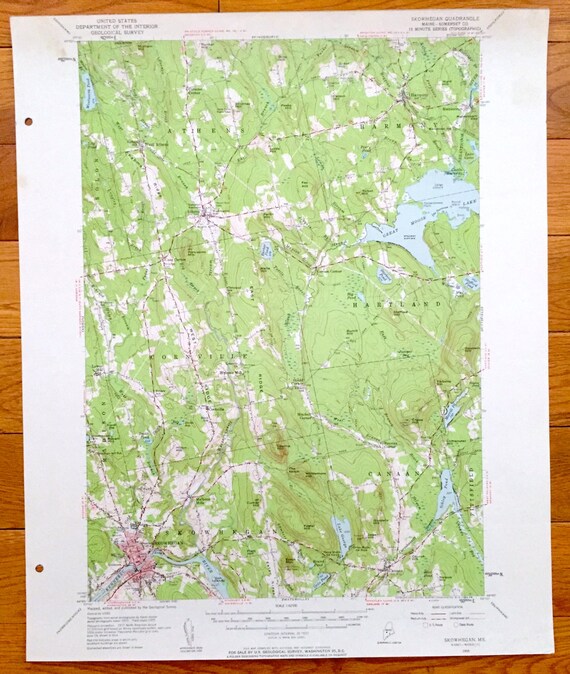 St Albans Hartland Corinna Sebasticook Great Moose Lake ME Antique